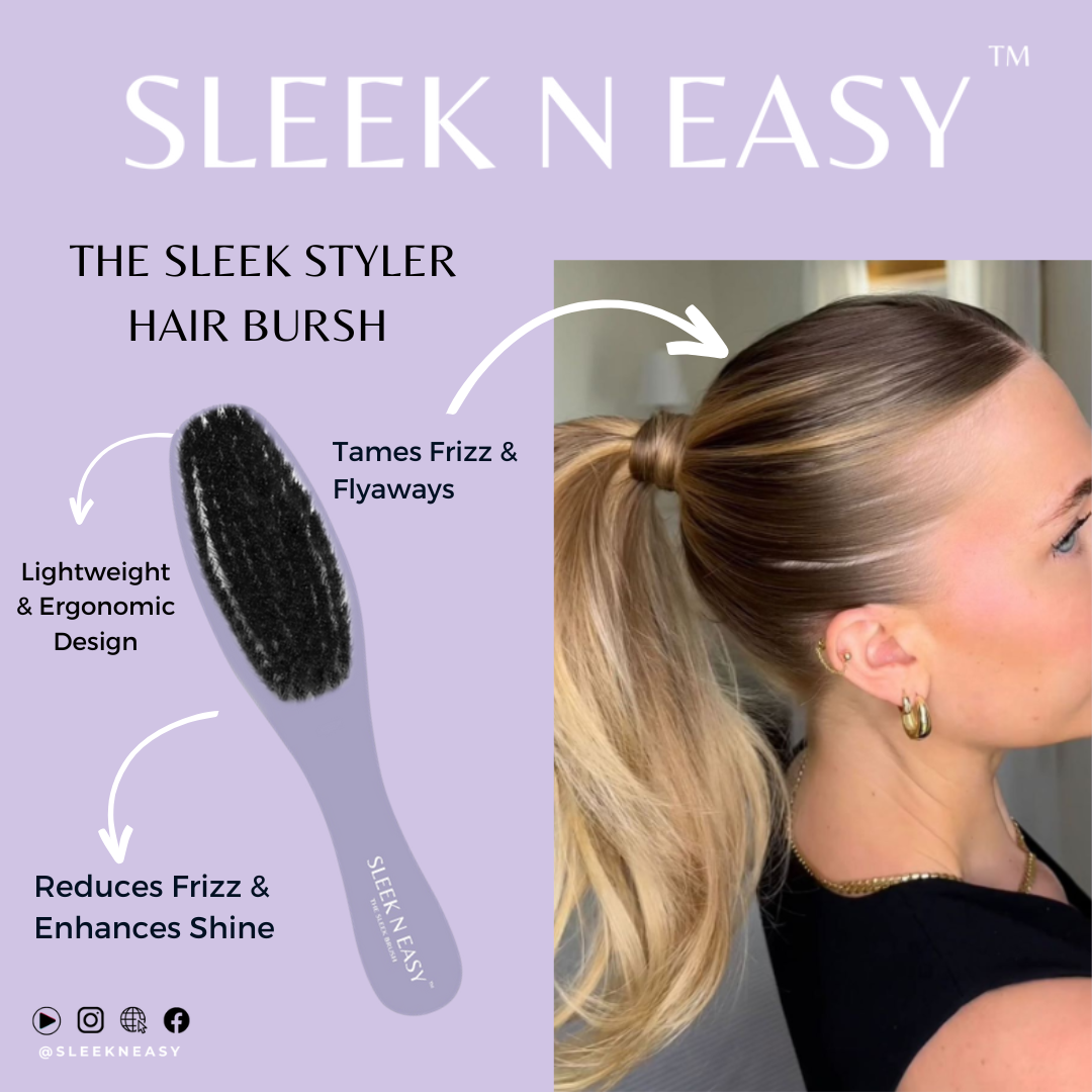Sleek Styler Brush – Your Secret to Smooth, Frizz-Free Hair!