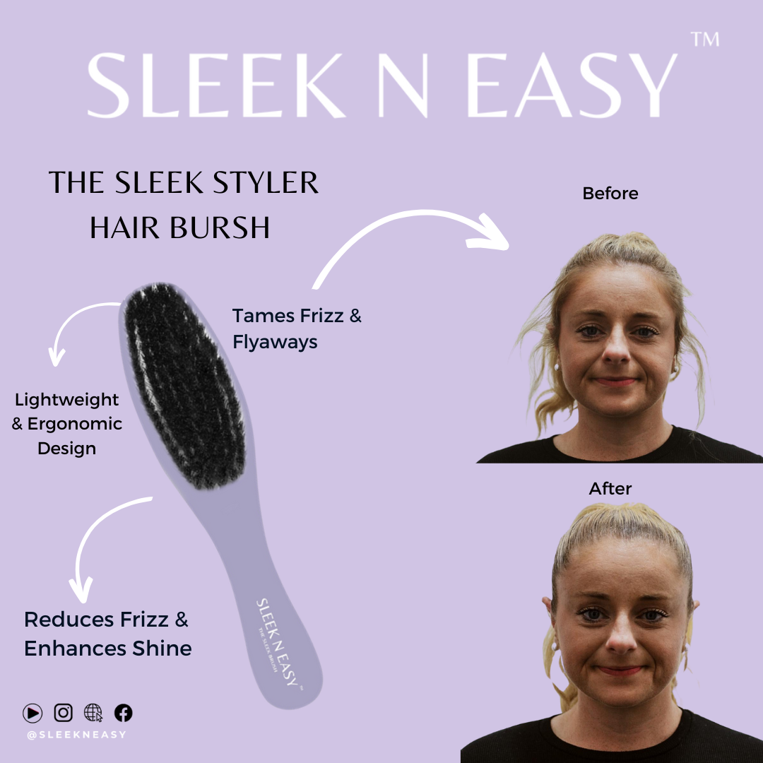 Sleek Styler Brush – Your Secret to Smooth, Frizz-Free Hair!